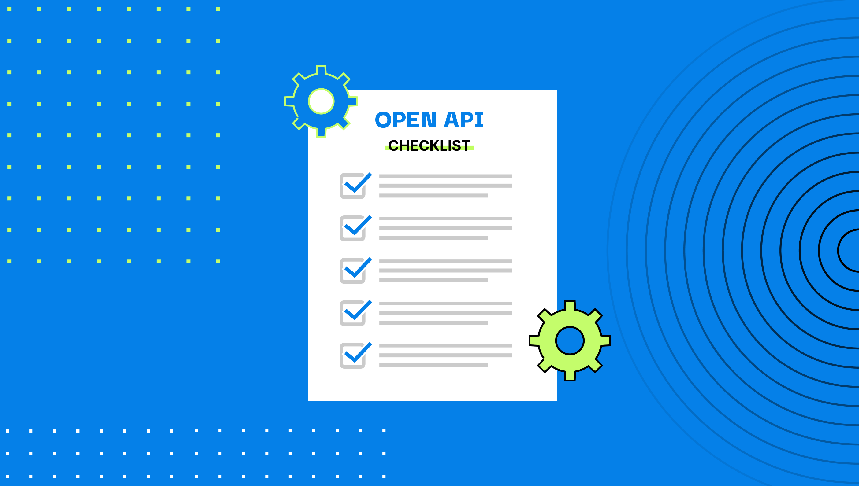 Open API Security Checklist 