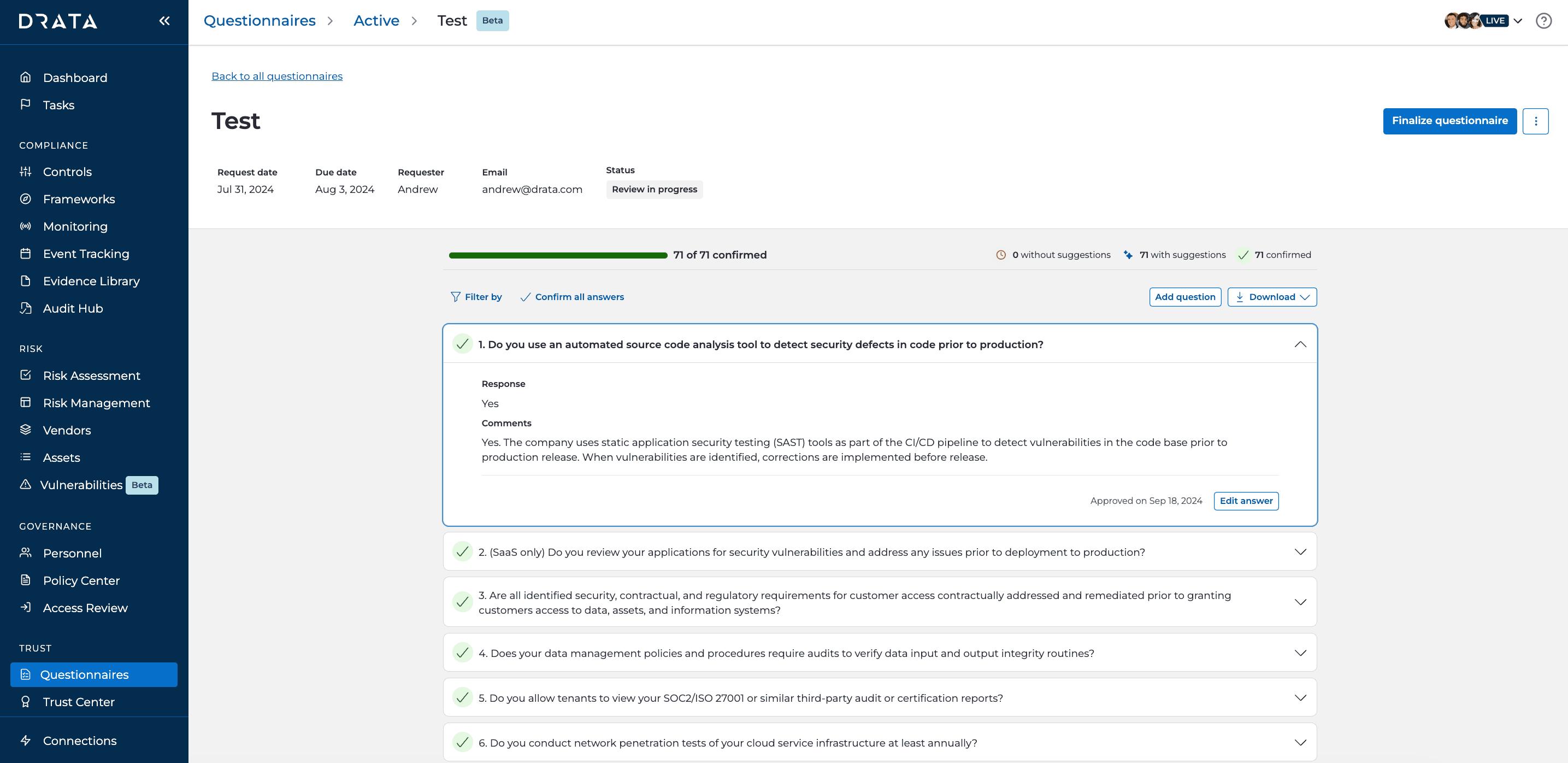 SQA Screenshot