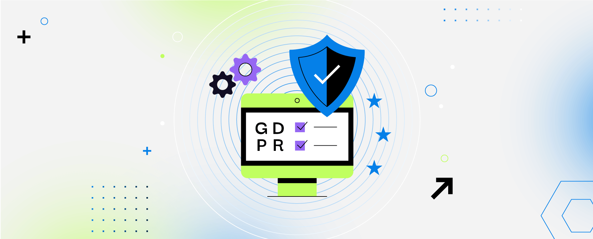 Illustraction depicting a GDPR compliance checklist