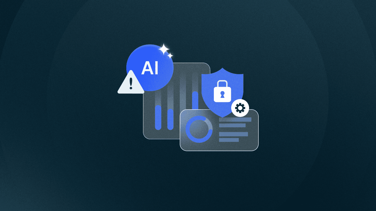 styled image representing AI risks to security teams styled image representing AI risks to security teams