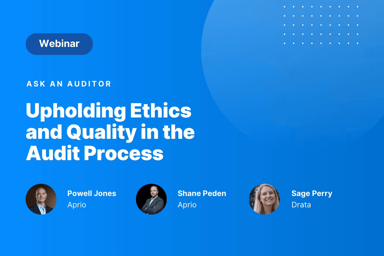 Ask an Auditor Webinar
